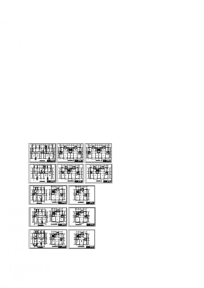 天津某住宅给排水CAD设计平面图_图1