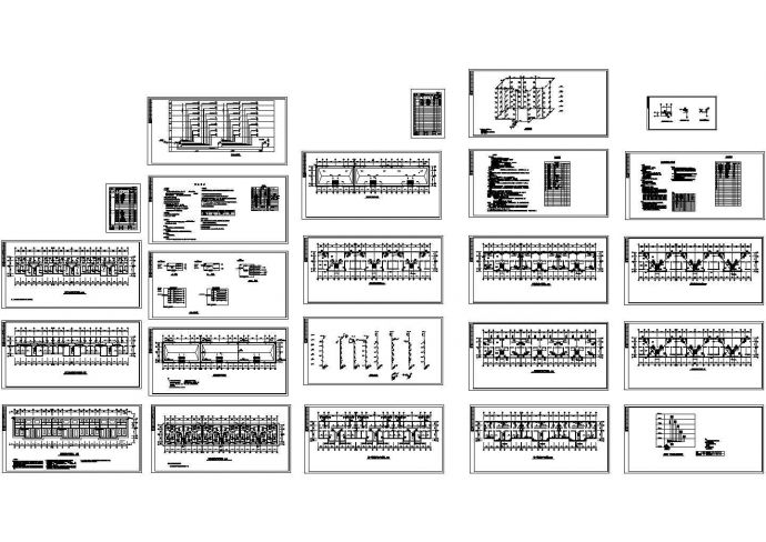 某住宅楼地下室平面设计全套CAD系统图_图1