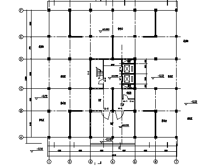 土木工程毕业设计_十层框剪方型结构住宅楼建施cad图(含计算书，毕业设计)-图一