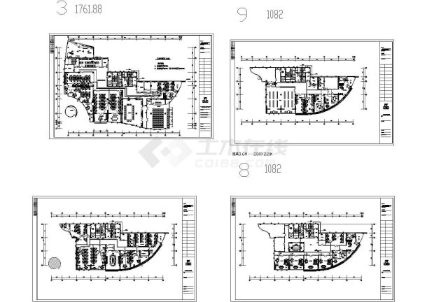 北京某配套写字楼电气施工图纸-图一