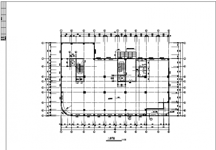 10074平米12层框架农机公司设计建筑施工cad图纸_图1