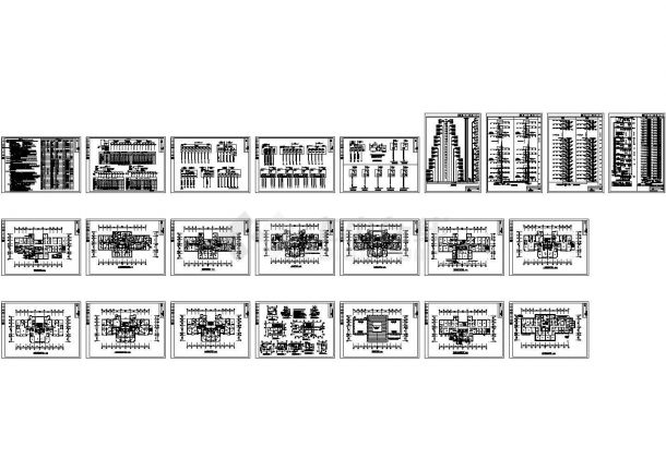 33层住宅电气设计CAD施工图-图一
