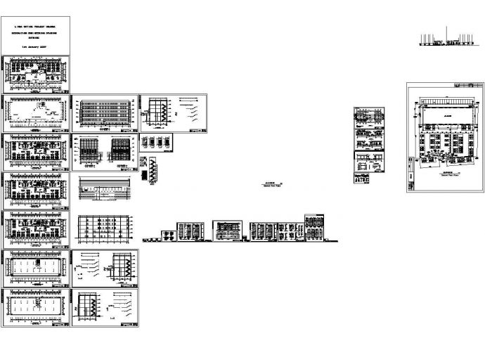 某5层办公楼建筑cad设计施工图（含效果图）_图1