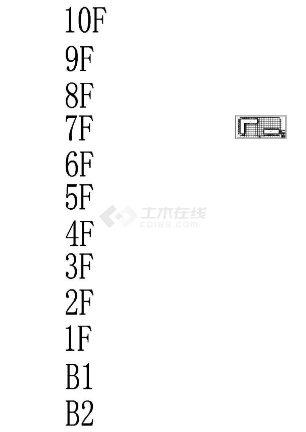 [北京]航天某院总体研发与实验楼幕墙工程cad设计建筑施工图-图一