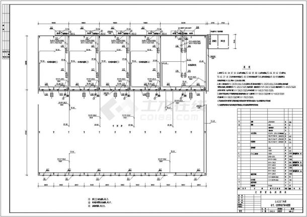 某6400T冷库空调cad设计自控图-图二