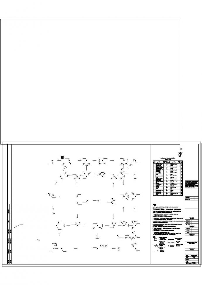 氧化沟工艺全套cad图纸（3.5万吨）-总图_图1