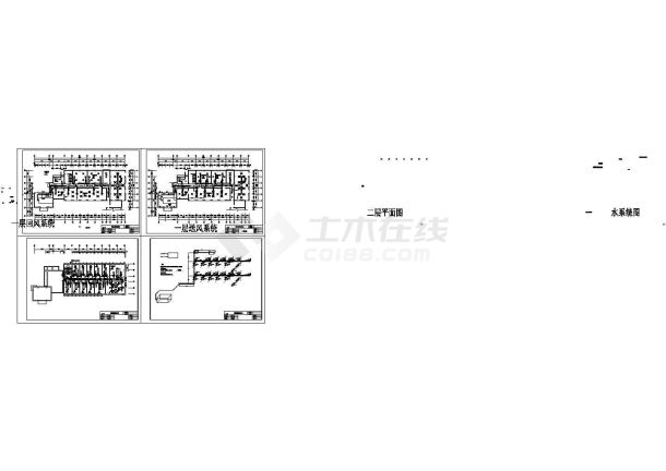 某大学制冷空调技术中心空调设计cad施工图-图二