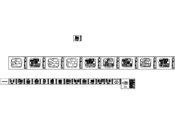 现代风格样板房设计施工图（附效果图）-图一