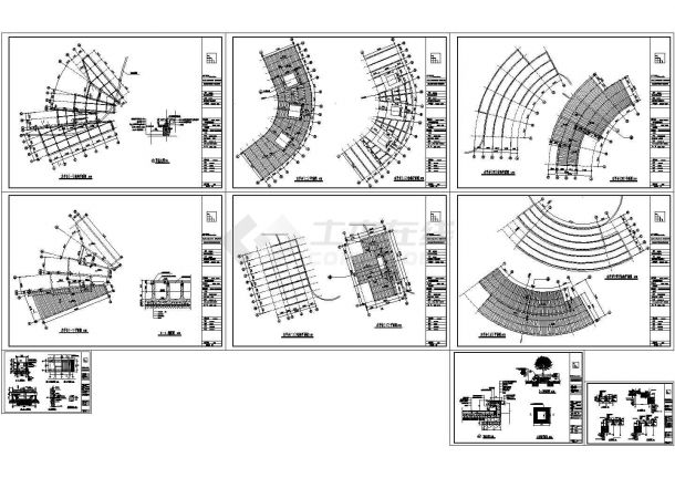 武汉锦江国际景观环境工程木平台设计cad全套施工图 （甲级院设计）-图一