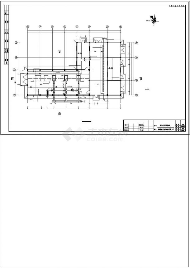 [新疆]3万吨排水改扩建工程污水处理厂项目cad工艺图纸（AAO工艺 顶级设计院）-图二