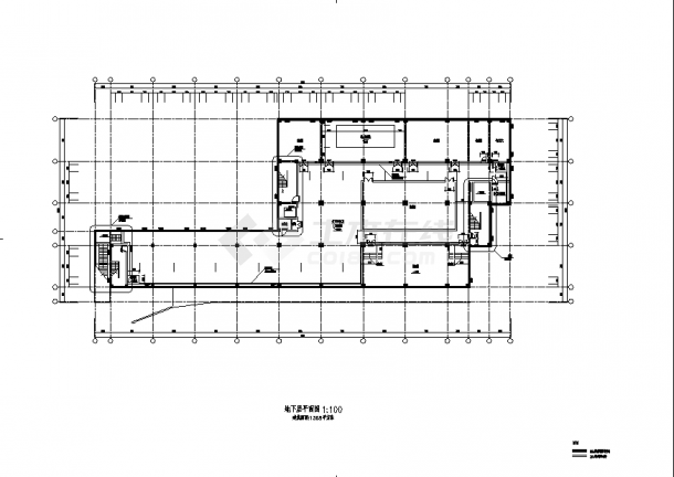 7934平米6层医院影像公共楼建筑设计施工cad图纸-图二