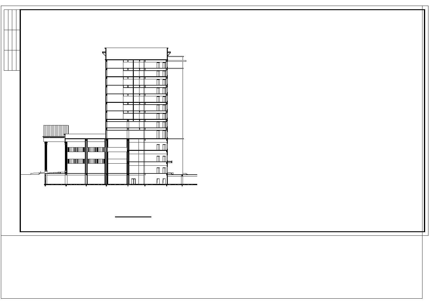 五星酒店公共建筑部分设计施工图