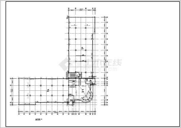 某多层砖混结构综合楼设计cad 全套建施图纸-图一