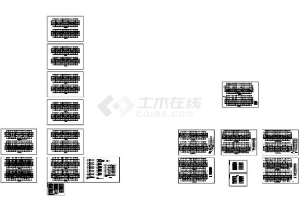 某11层住宅楼电气设计cad施工图-图一