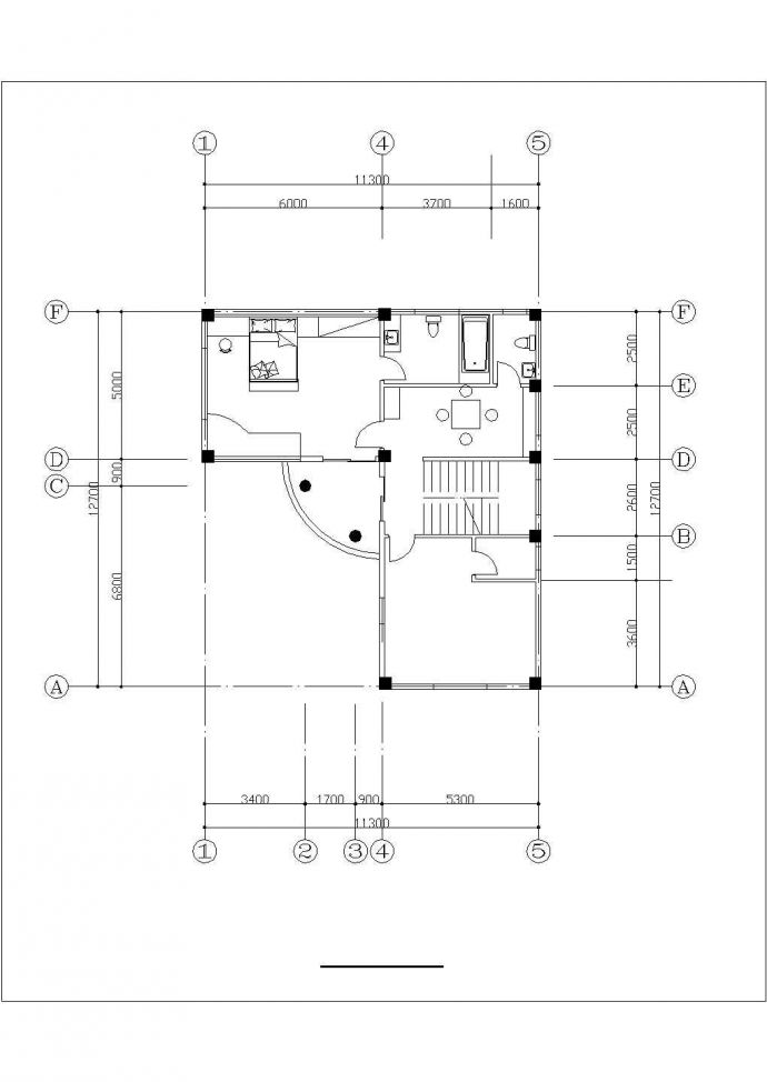 杭州某村镇180平米3层砖混结构乡村别墅平立剖面设计CAD图纸_图1