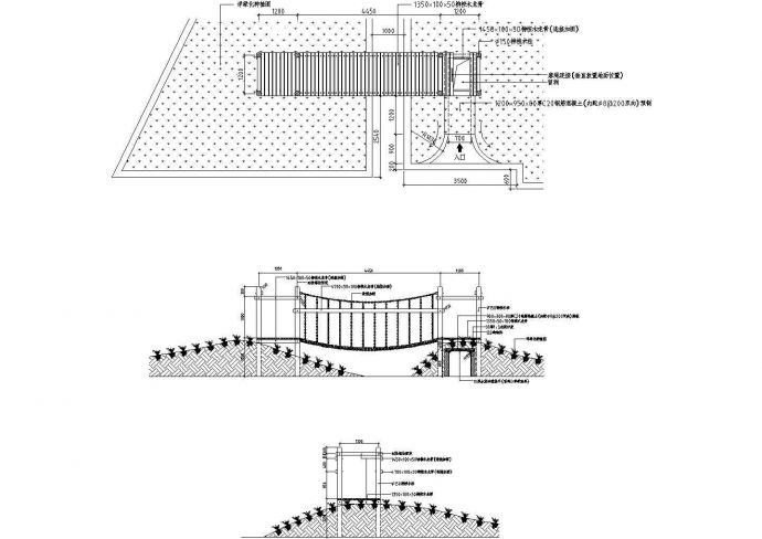 某经典吊桥CAD设计参考图_图1