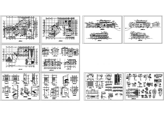 某三层框架结构办公楼建筑施工图（全套）_图1