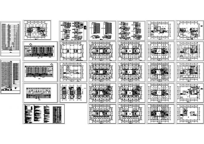某18层商住楼电气详细设计cad图纸_图1