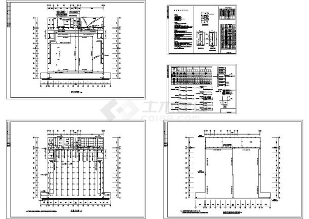 某喷漆厂房强电设计施工图纸-图二