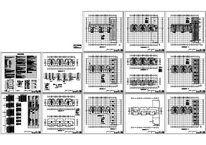 某小区框架结构住宅楼全套电气设计CAD施工图_图1