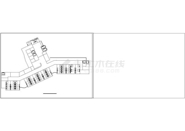 长沙南大医院建筑设计方案平面图-图一