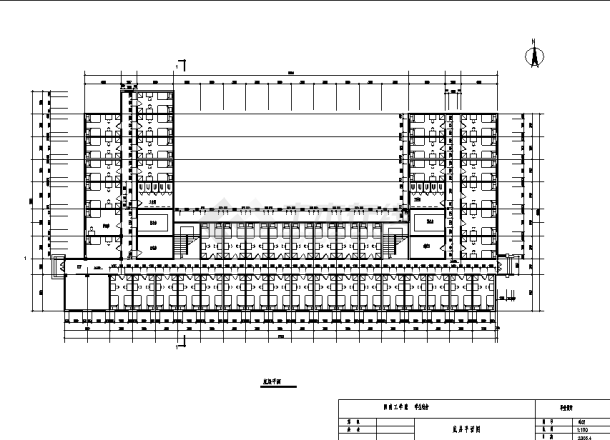 7305平米七层砖混学生公寓楼建筑结构设计施工cad图纸-图二