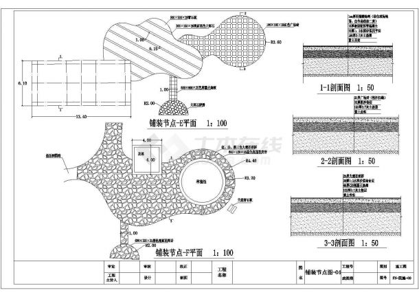 唐山市某大型文化公园园林景观设计CAD图纸-图一