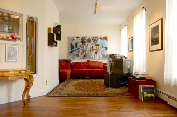 开放小公寓贵气范儿复古风格二居室实景图-图二