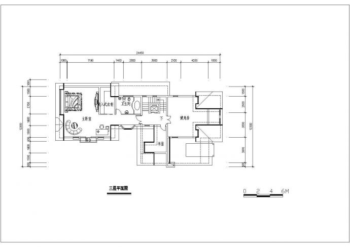 三套别墅经典户型建筑设计施工图_图1