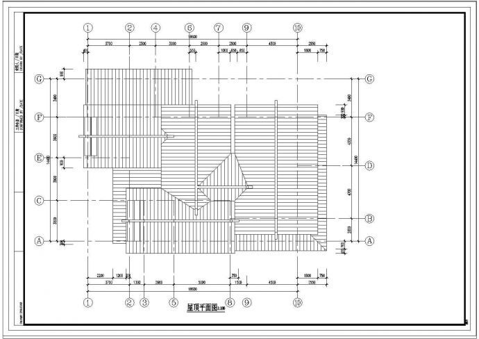 带地下室日式别墅建筑设计cad施工图_图1