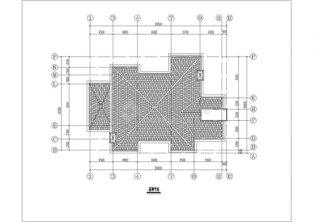 两层别墅建筑cad全套设计施工图-图二