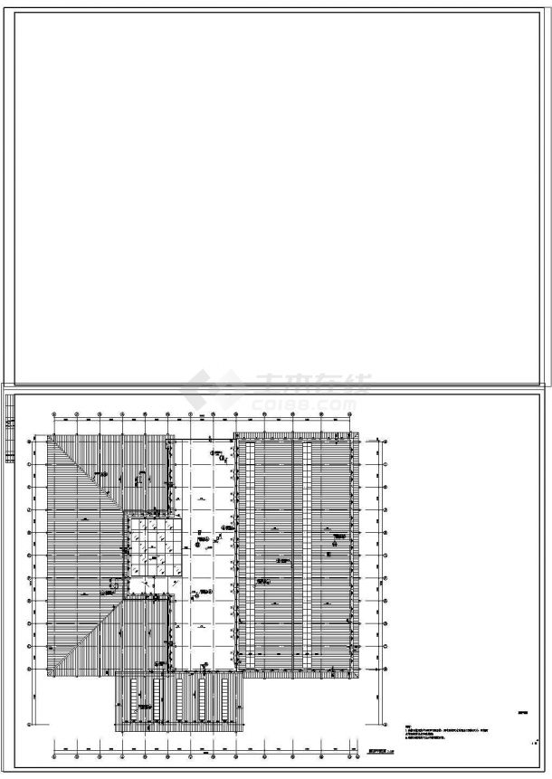 梅赛德斯奔驰汽车4S店-建筑施工图纸-图一