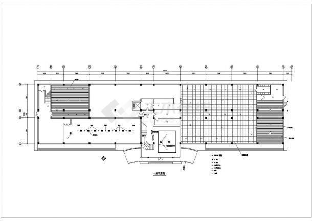  Building layout of a multi-storey bath center - Figure 1