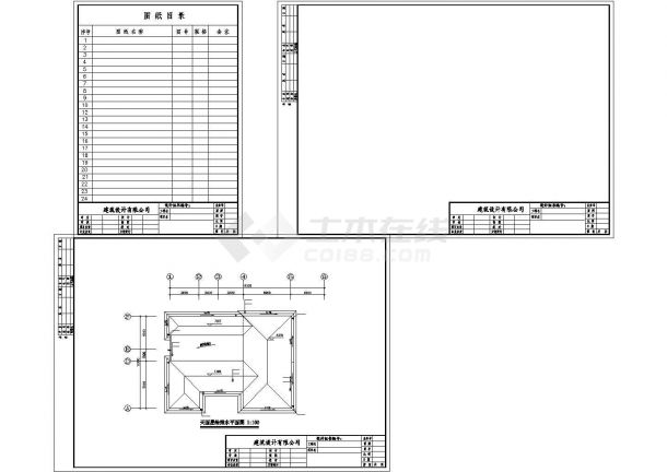 长19.3米 宽11.5米 2层373.79平米私人别墅住宅给排水设计图-图一