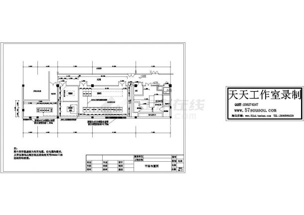 某私人独栋别墅配电系统设计CAD施工图-图一