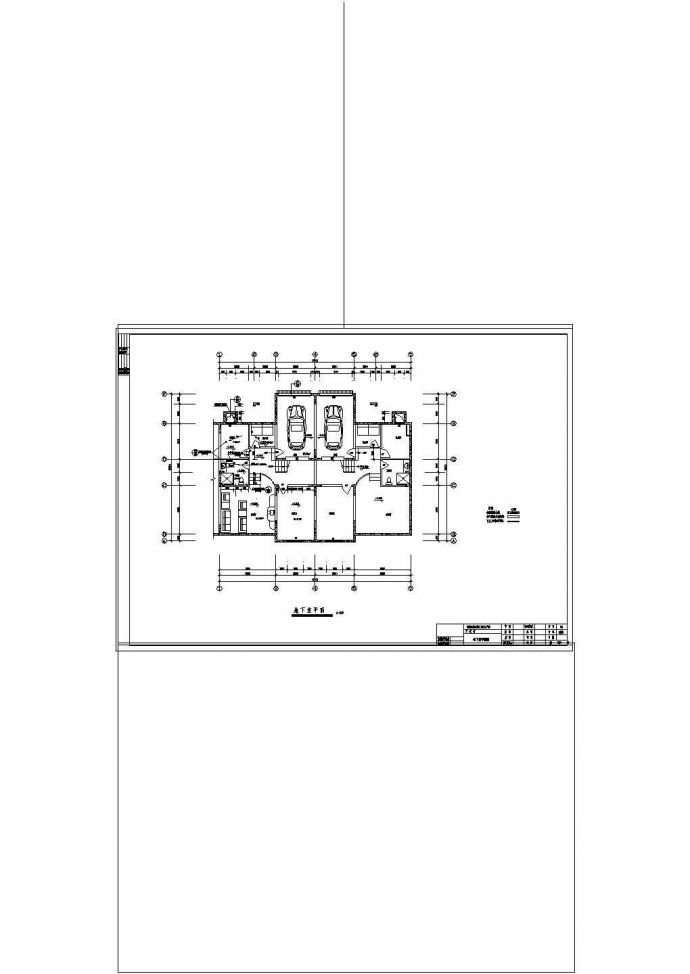 某中式高档仿古别墅全套设计CAD施工图_图1