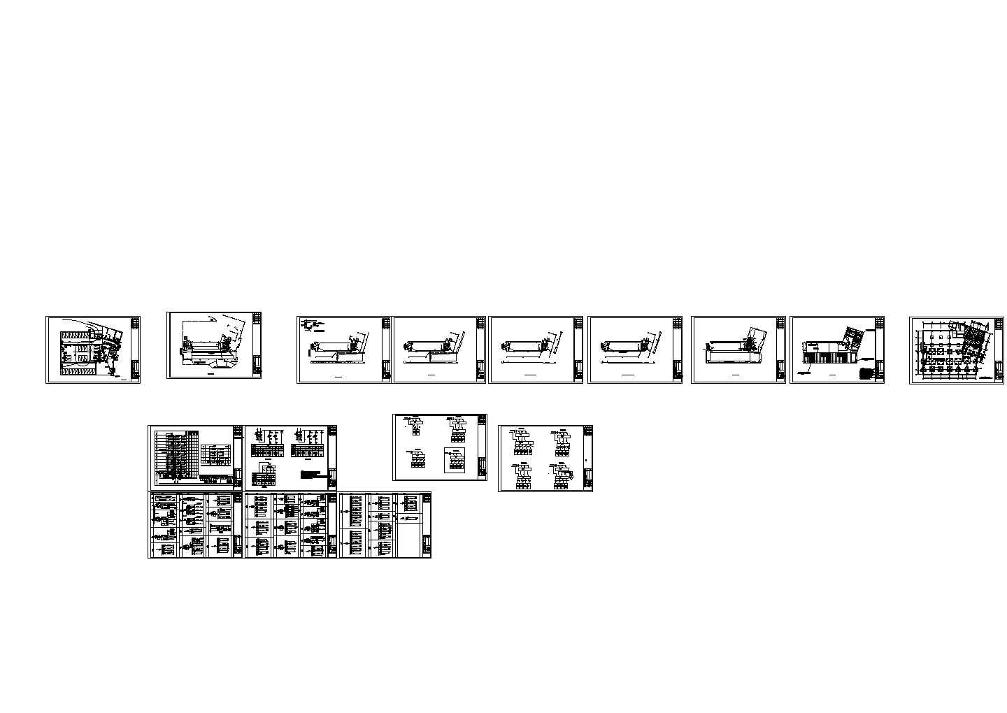 深圳某科技园13层厂房强电设计施工图纸