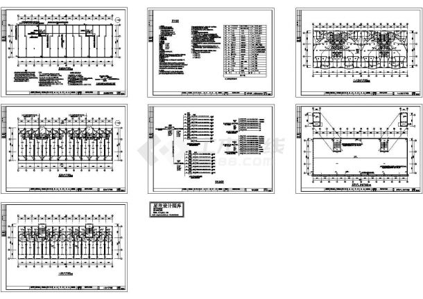 六层民房综合楼电气施工cad图，共七张-图二