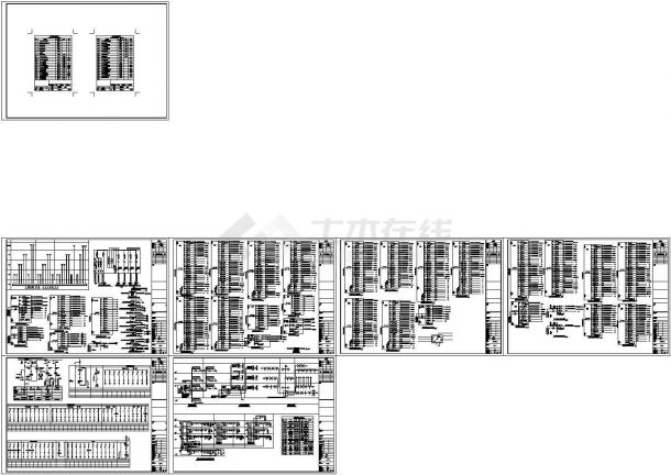 某3层科技馆电气设计CAD施工图纸-图一