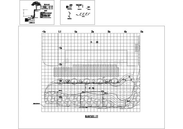 某水景工程CAD设计图纸-图一