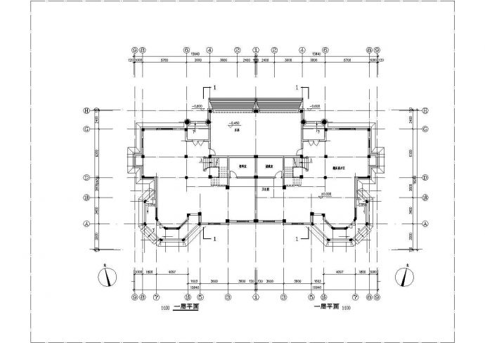 私人自建别墅全套建筑设计方案图_图1