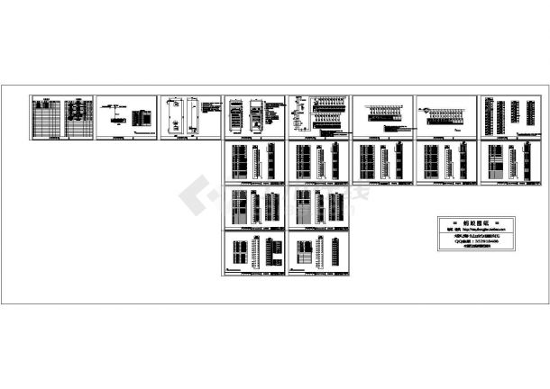 某大型自来水厂供电系统设计CAD施工图-图二