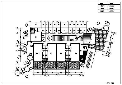 幼儿园设计_3000平米某三层幼儿园建筑施工cad图纸-图二