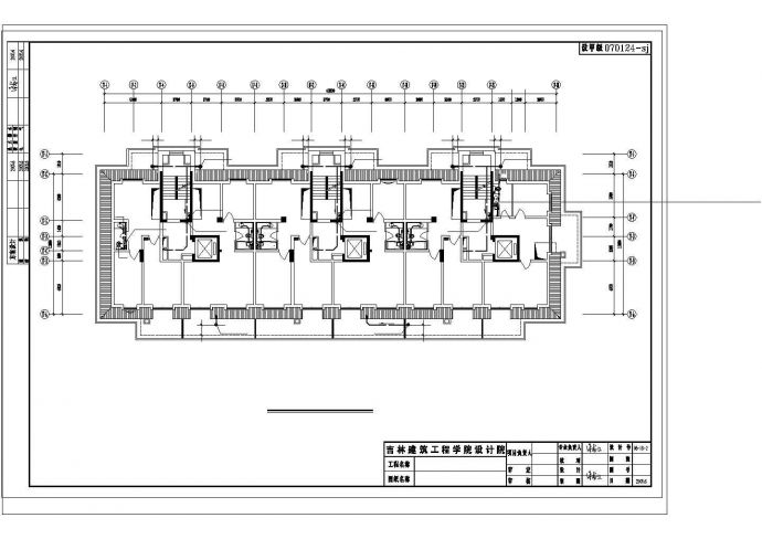 小区高层商品房给排水和采暖CAD全套图纸_图1