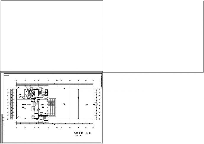 某校区教学综合楼CAD施工图_图1