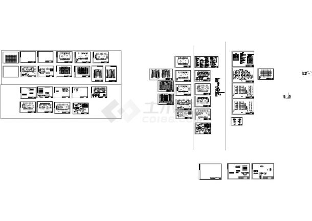 某6层砖混结构住宅房屋设计cad全套结构施工图（含设计说明，含给排水设计，含建筑设计）-图一