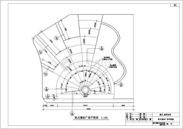 某嘉禾、越秀花园景观绿化规划设计详细施工方案CAD图纸-图一