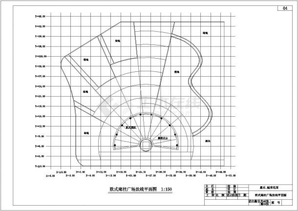 某嘉禾、越秀花园景观绿化规划设计详细施工方案CAD图纸-图二