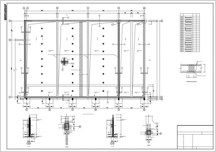 某电厂工业废水车间施工设计图纸(CAD)_图1