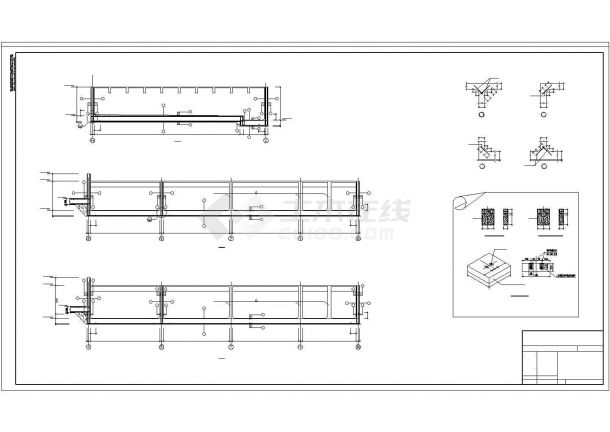 某电厂工业废水车间施工设计图纸(CAD)-图二